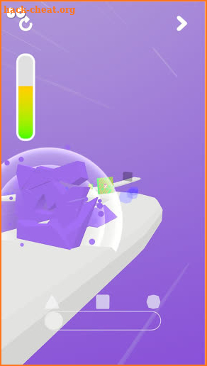 Morph On Spline: Jelly games. Geometry world screenshot