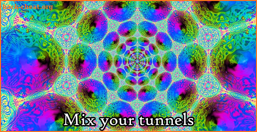 Morphing Tunnels- Trance & chill out visualizer screenshot