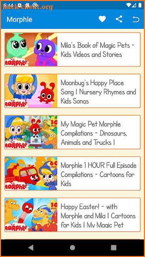 Morphle Music Videos and Games screenshot