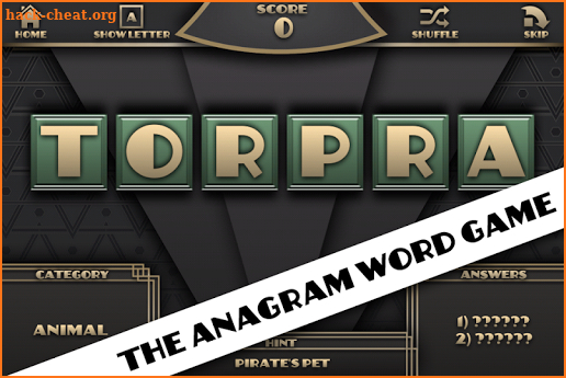 Morphos - anagram word game screenshot