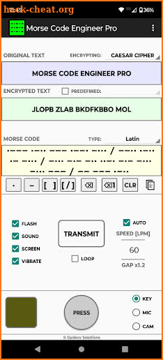 Morse Code Engineer Pro screenshot