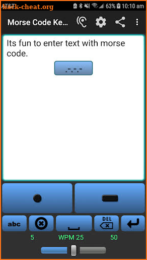 Morse Code Keyer Pro screenshot