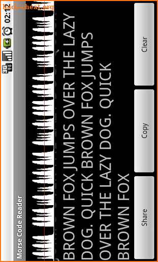 Morse Code Reader screenshot