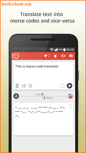 Morse Code Translator screenshot