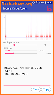 Morse Encoder Decoder screenshot