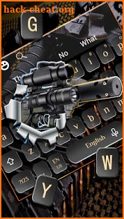 Mortar Gun keyboard Theme screenshot