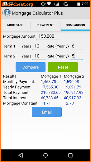 Mortgage Calculator Pro Plus screenshot