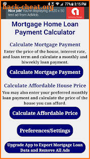 Mortgage Home Loan Payment Calculator Free screenshot
