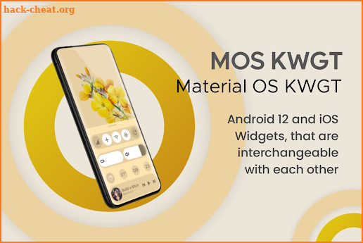 MOS KWGT - Material OS screenshot