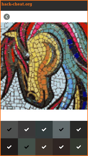 Mosaic Pixel Art Coloring By Number screenshot