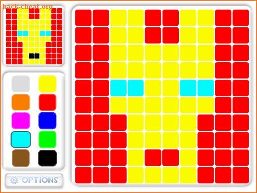 Mosaic puzzles screenshot