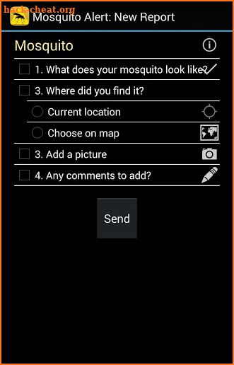Mosquito Alert screenshot
