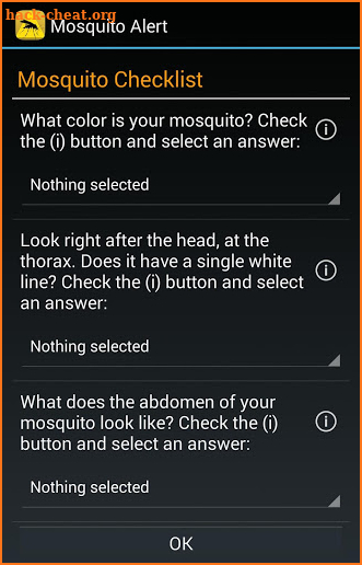 Mosquito Alert screenshot