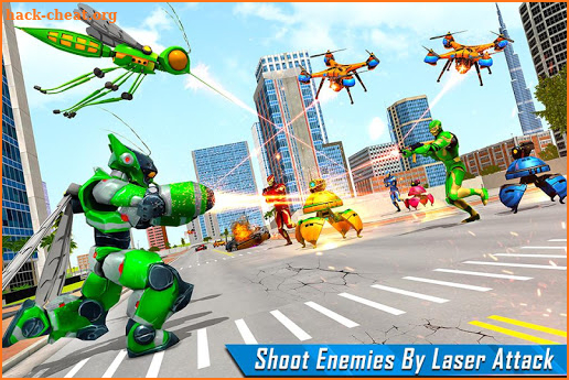 Mosquito Robot Car Game - Transforming Robot Games screenshot