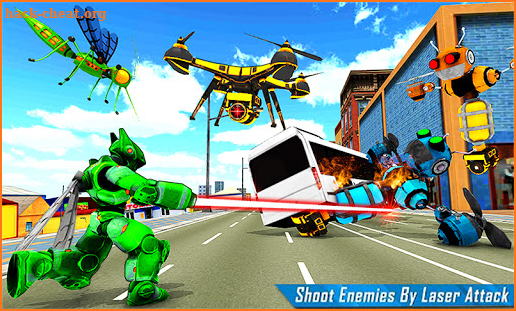 Mosquito Robot Game:Real Robot Car Simulator 2020 screenshot