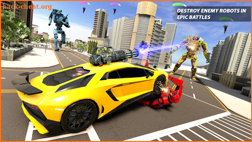 Mosquito Robot Transforming Games: Robot Car Game screenshot