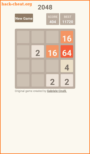 Most expensive 2048 game screenshot