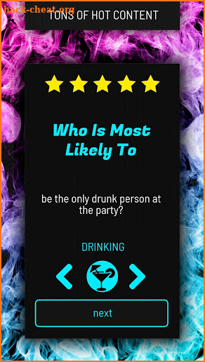Most Likely To - Drinking Game screenshot