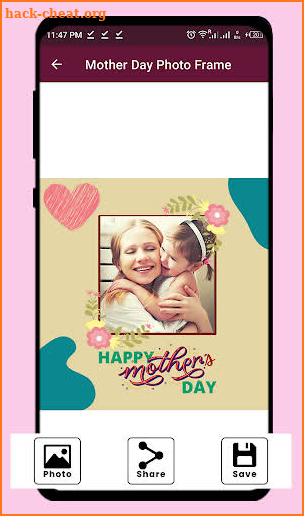 Mother Day photo Frame screenshot