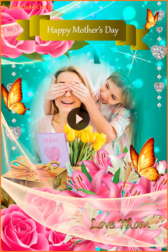 Mother day video maker with song screenshot