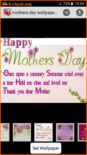 mother's day 2018 wallpapers with quotes card screenshot