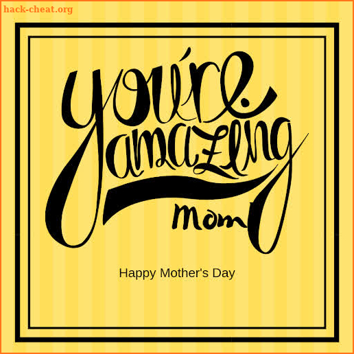 mothers day greeting card screenshot