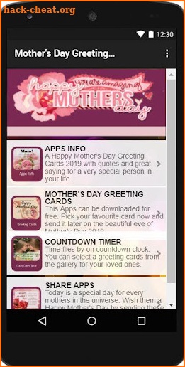 Mother's Day Greeting Cards screenshot