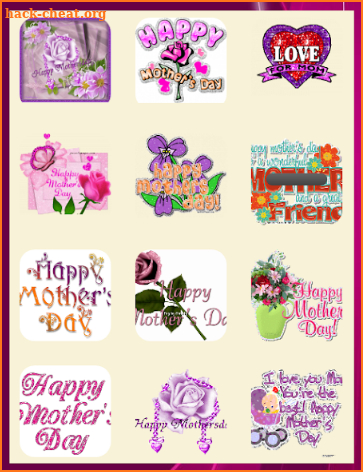mother's day photo frames and stickers 2018 screenshot