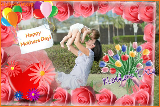 Mother's day photo stickers screenshot
