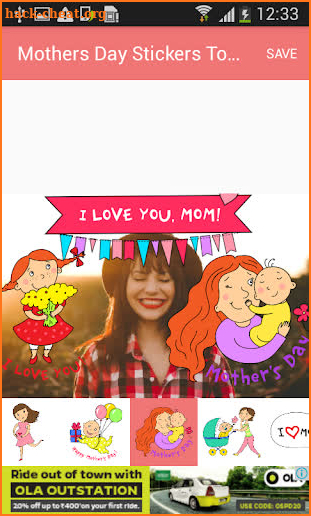 Mother's Day Stickers To Create Love Cards For Mom screenshot