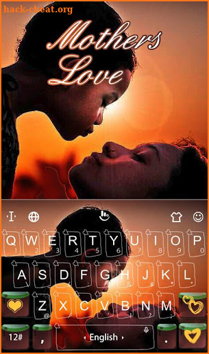 Mother's Love Keyboard Theme screenshot