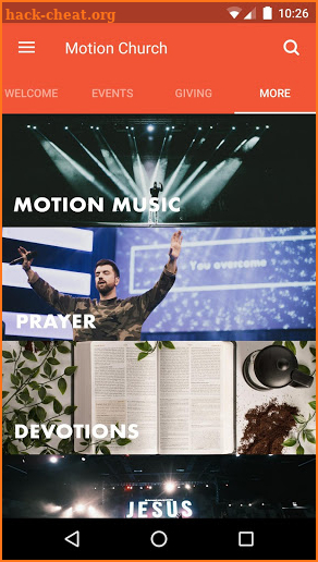 Motion Church App screenshot