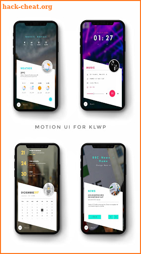 Motion UI for KLWP screenshot
