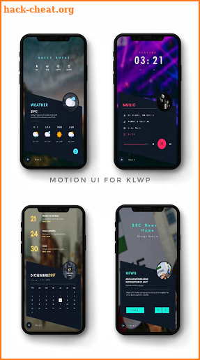 Motion UI for KLWP screenshot