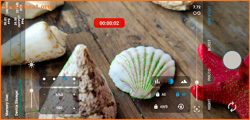 MotionCam Pro: RAW Video screenshot
