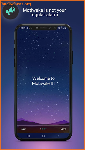 Motiwake - Motivational Alarm Clock screenshot