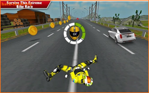 Moto Bike Attack Race 3d games screenshot