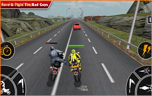 Moto Bike Attack Race 3d games screenshot