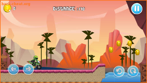 Moto Bike Extreme Race Game 2D screenshot