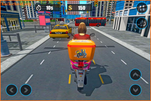 Moto Bike Pizza Delivery 2019 – Girl Food Game screenshot