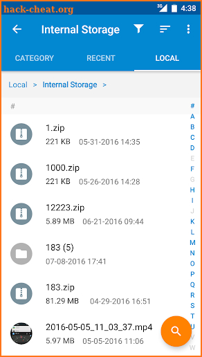 Moto File Manager screenshot