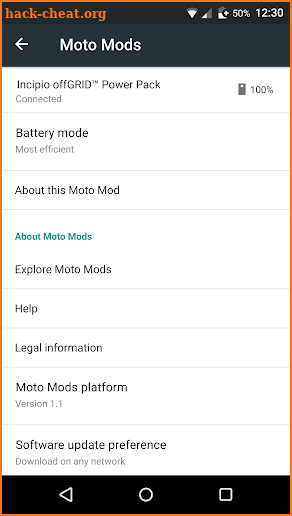 Moto Mods Manager screenshot