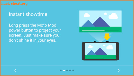 Moto Mods Projector screenshot