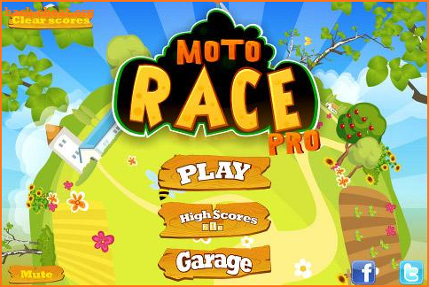 Moto Race Pro -- physics motorcycle racing game screenshot