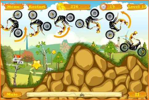 Moto Race Pro -- physics motorcycle racing game screenshot