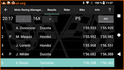 Moto Racing Manager GP screenshot