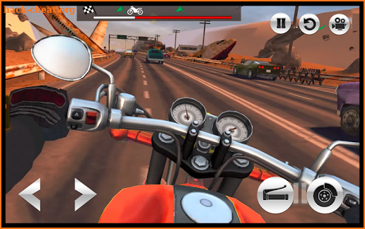 Moto Racing : Real City Highway Bike Rider Game 3D screenshot