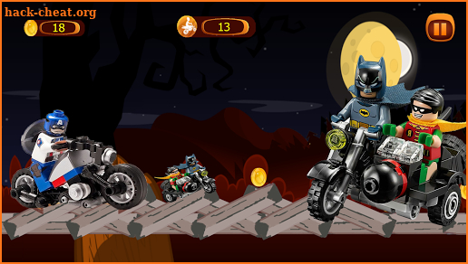 Moto Rider: Super Heroes screenshot