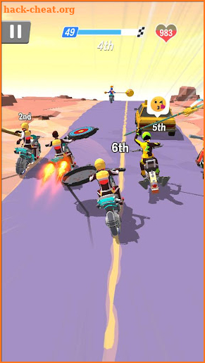 Moto Rush 3D screenshot