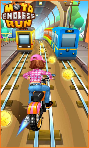 Moto Rush - Subway Endless Racing screenshot